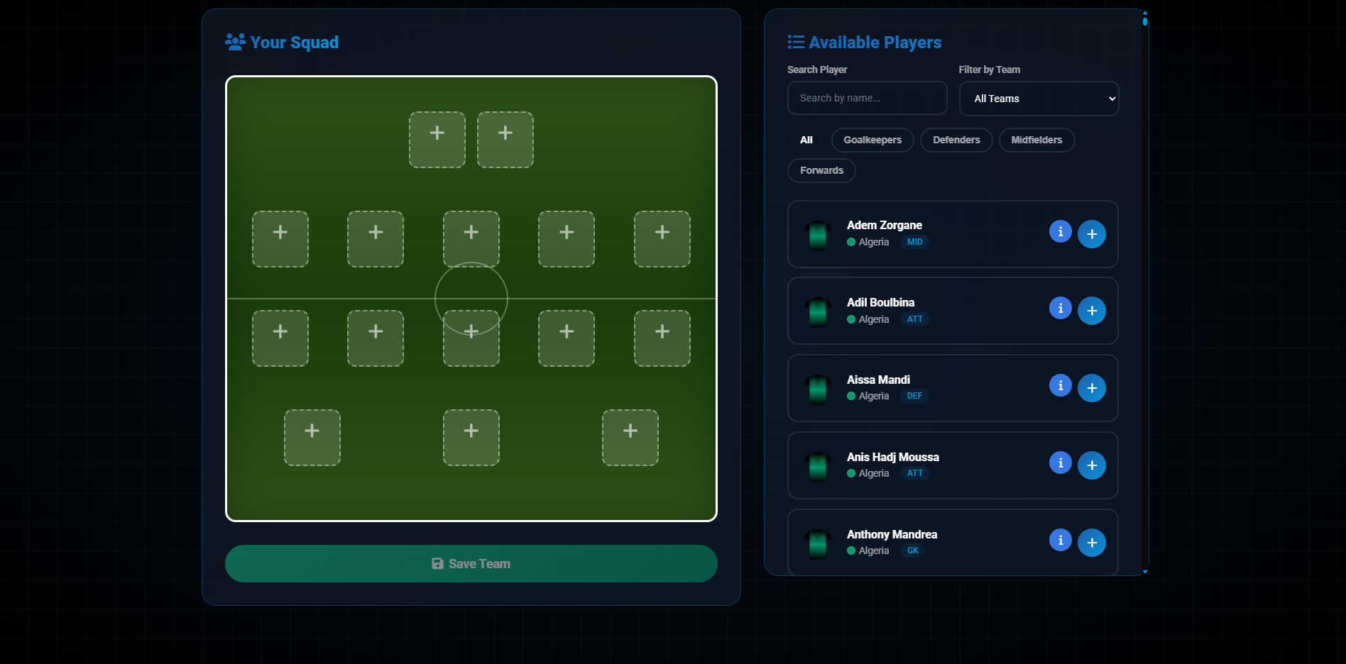 Step 7 - Build Your Dream Team